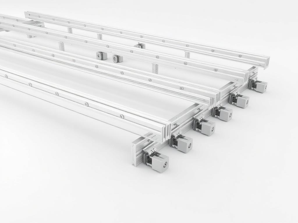 Solar panel mounting rails, clamps and brackets