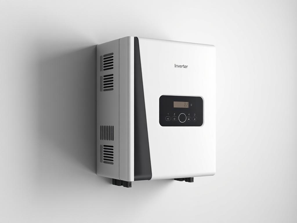 Wall-mounted hybrid solar inverter