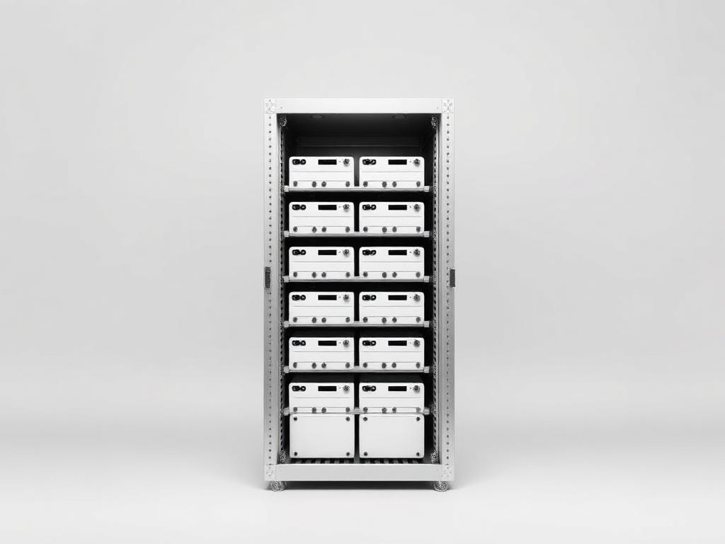 Rack-mounted high-voltage LiFePO4 battery pack